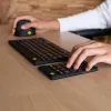 R-Go Tools teclado numérico R-Go Numpad Break, teclado numérico ergonómico com software de pausas, Bluetooth, preto