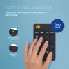 R-Go Tools teclado numérico R-Go Numpad Break, teclado numérico ergonómico com software de pausas, Bluetooth, preto