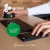 R-Go Tools teclado numérico R-Go Numpad Break, teclado numérico ergonómico com software de pausas, Bluetooth, preto
