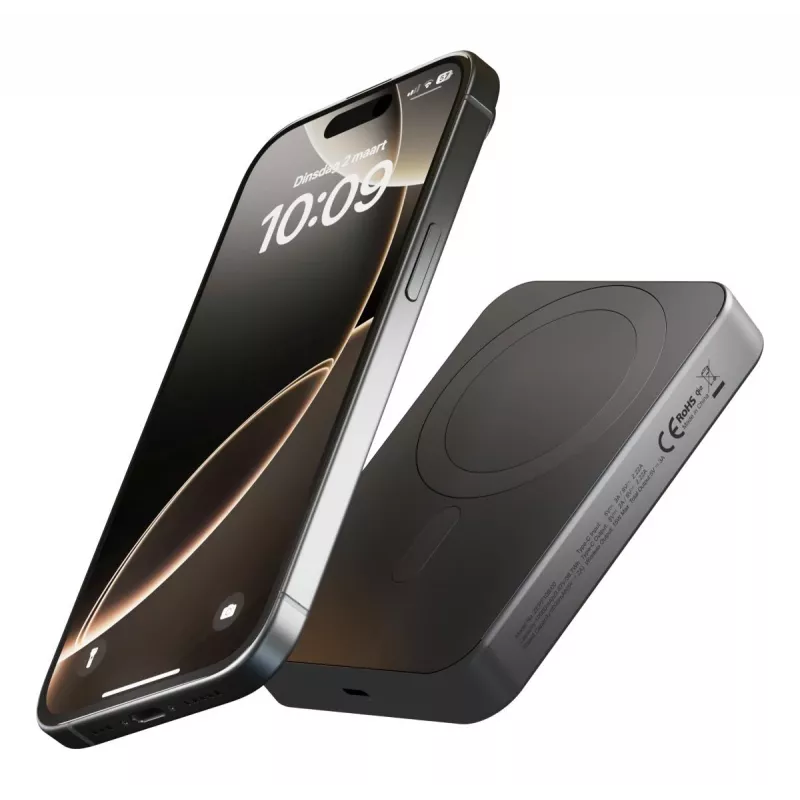 ZENS powerbank fino Qi2 Al 10000mAh preto