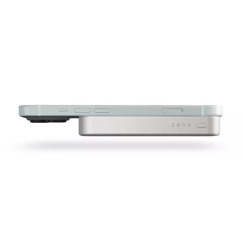 ZENS powerbank fino Qi2 Al 10000mah branco