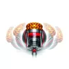 Dyson Cinetic Big Ball Multi Floor 2 230278-01 aspirador de trenó, 700 W, 0,8 l, sem saco, prateado
