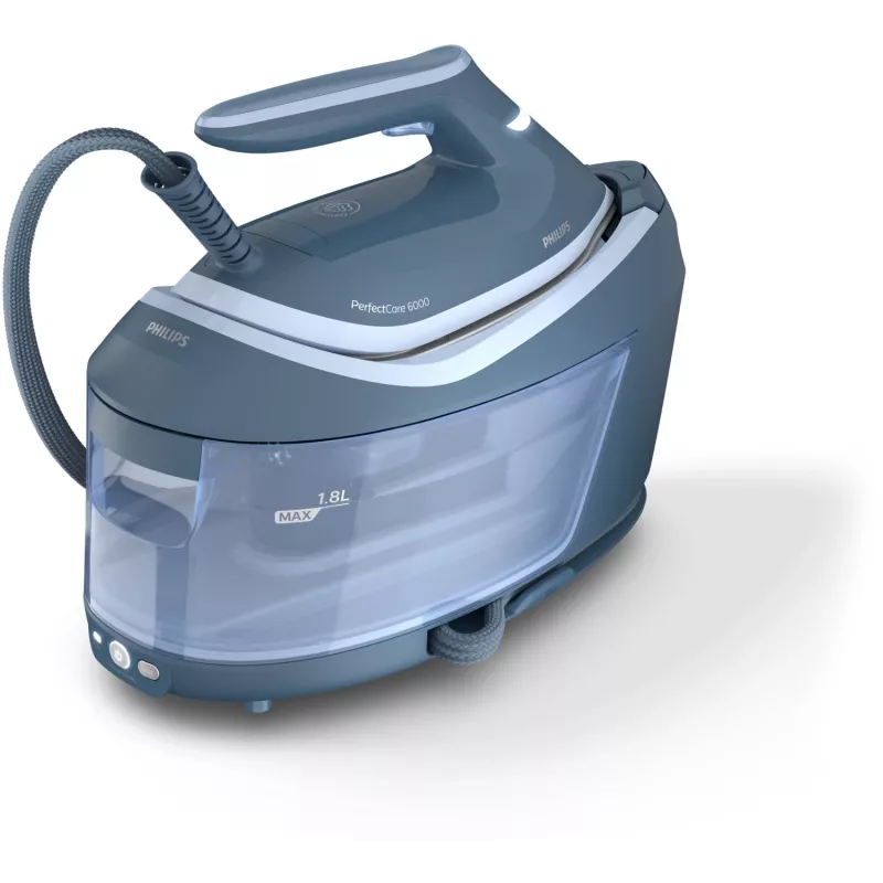 Ferro de engomar a vapor Philips Série 6000 PSG6042/20 2400 W 1,8 L SteamGlide Advanced azul