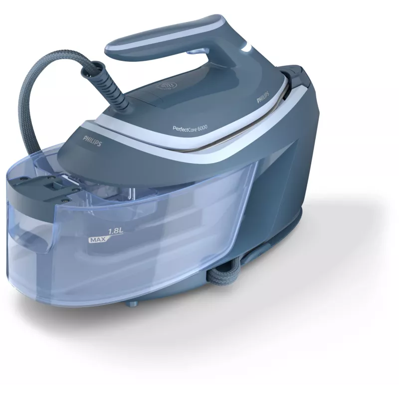Ferro de engomar a vapor Philips Série 6000 PSG6042/20 2400 W 1,8 L SteamGlide Advanced azul