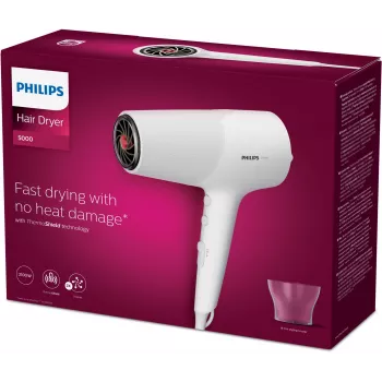 Secador de cabelo Philips Série 5000 BHD500/00 2100 W branco