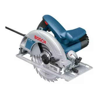 Serra circular Bosch GKS 190 — 1400 W, lâmina 190 mm, profundidade de corte 70 mm (90°), 5500 rpm