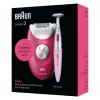 Depiladora Braun Silk-épil 3 SE3-202, 20 pinças, alimentação por rede, Berry