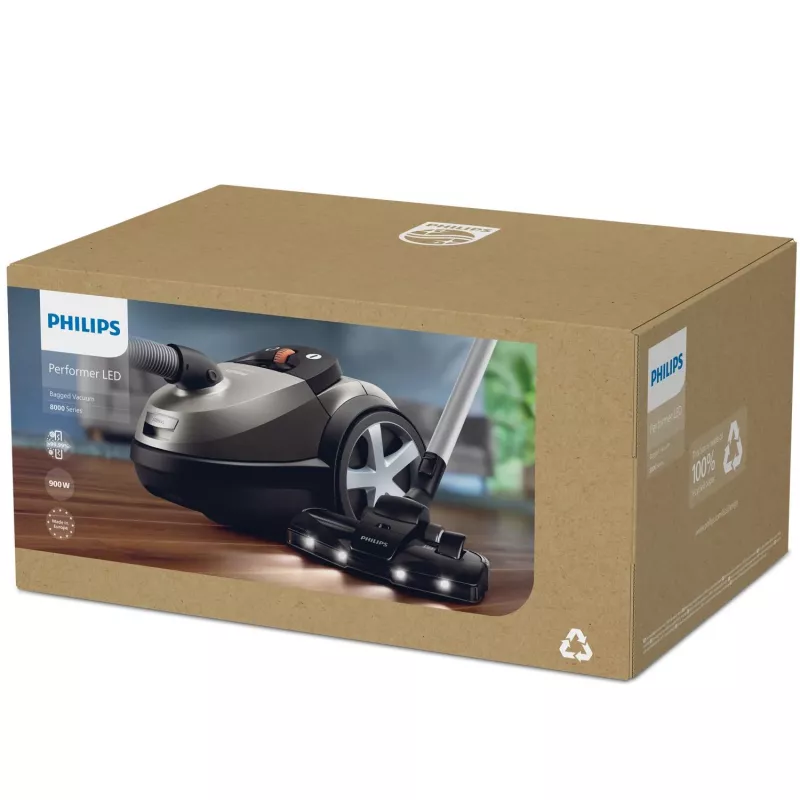 Aspirador Philips série 8000 XD8152/12 4 L aspirador cilíndrico seco 900 W saco