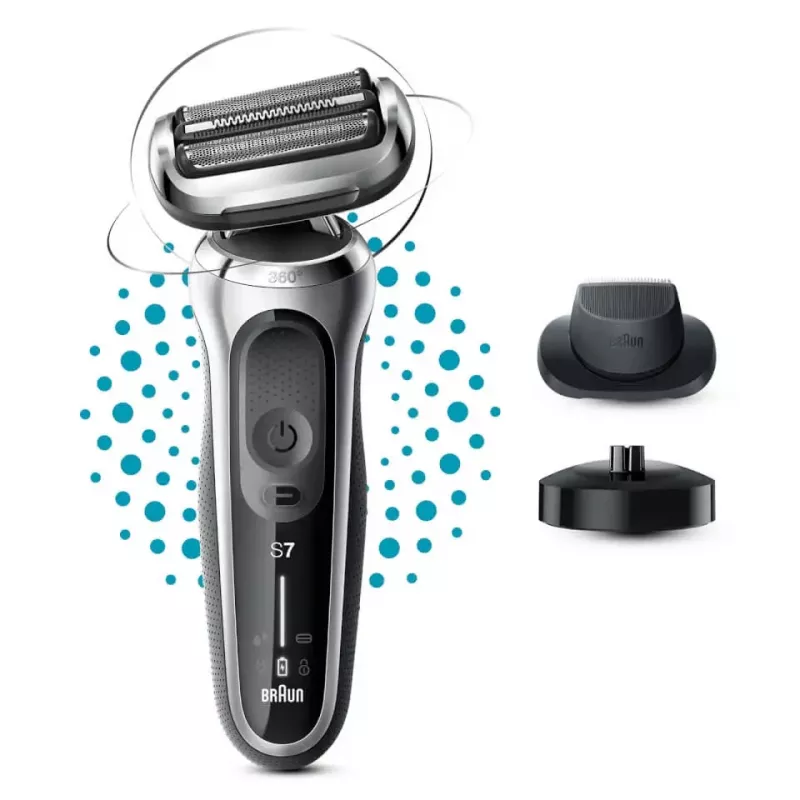 Máquina de barbear Braun Series 7 71-S4200cs preto AutoSense bateria
