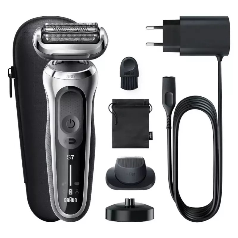 Máquina de barbear Braun Series 7 71-S4200cs preto AutoSense bateria