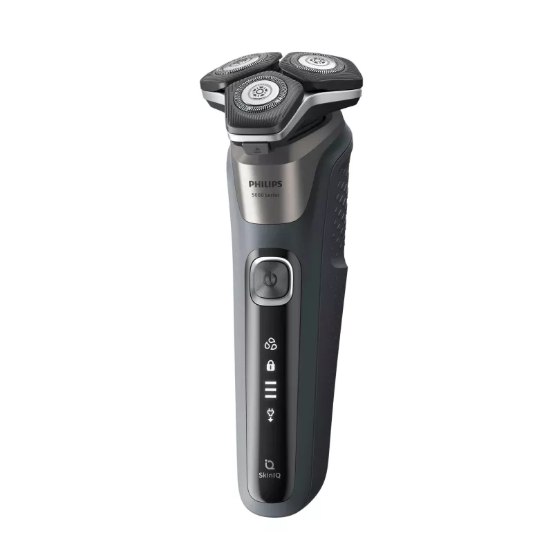Máquina de barbear Philips SHAVER Series 5000 S5887/30, máquina de barbear rotativa, preto, cinzento