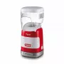 Ariete 2956, Pop Corn Party Time, máquina de pipocas, transforma 60 g de milho em pipocas em 2 minutos com ar quente, sem gordura, 1000 Watt, vermelho