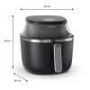 Fritadeira Philips série 3000 NA322/00 individual 4,2 L aparelho de bancada 1400 W fritadeira de ar quente cobre, preto