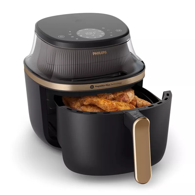 Fritadeira Philips série 3000 NA322/00 individual 4,2 L aparelho de bancada 1400 W fritadeira de ar quente cobre, preto