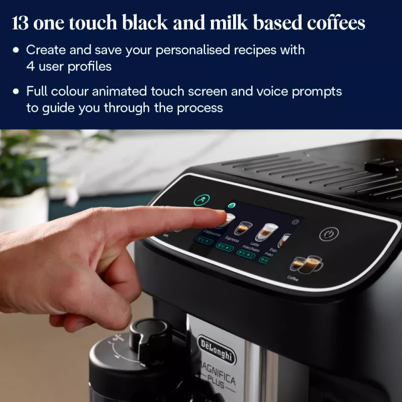 Máquina de café automática De’Longhi Magnifica Plus ECAM320.60.B 1,9 L