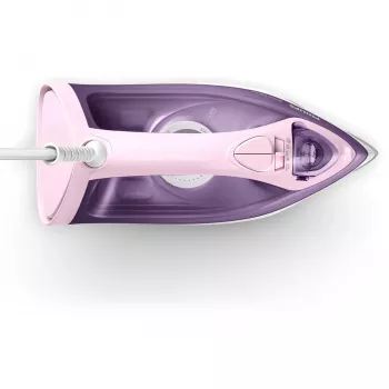 Ferro de engomar Philips série 3000 DST3020/30 ferro a vapor base cerâmica 2200 W rosa, lilás