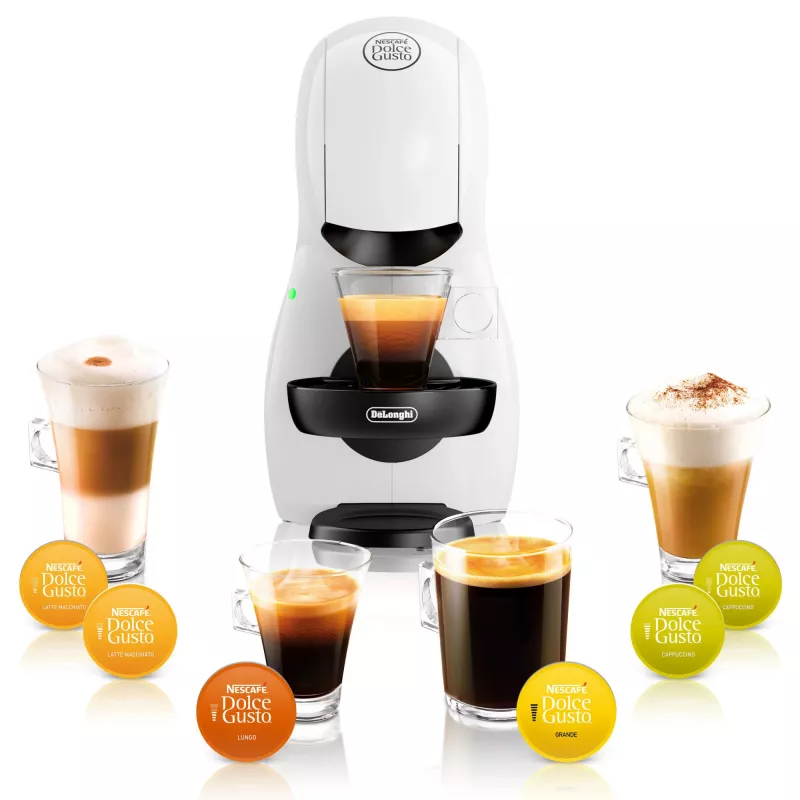 Máquina de café manual de cápsulas De’Longhi Piccolo EDG110.WB 0,8 L