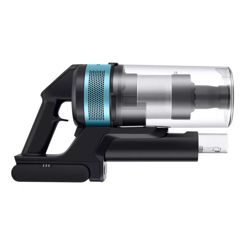 Aspirador vertical Samsung VS20B75AGR1/GE / aspirador elétrico 2-em-1 aspirador vertical bateria seco sem saco 0,8 l 550 W preto, cromado, menta, turquesa