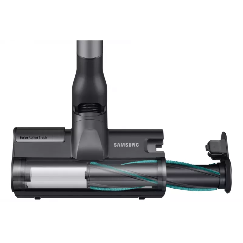 Aspirador vertical Samsung VS20B75AGR1/GE / aspirador elétrico 2-em-1 aspirador vertical bateria seco sem saco 0,8 l 550 W preto, cromado, menta, turquesa