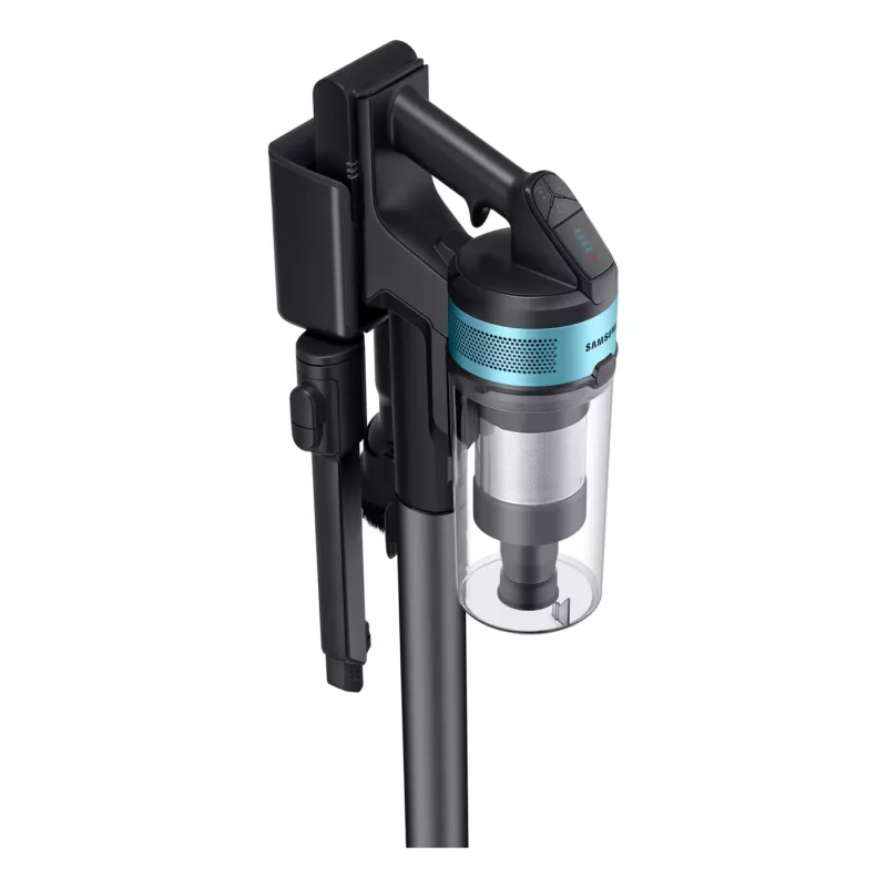 Aspirador vertical Samsung VS20B75AGR1/GE / aspirador elétrico 2-em-1 aspirador vertical bateria seco sem saco 0,8 l 550 W preto, cromado, menta, turquesa