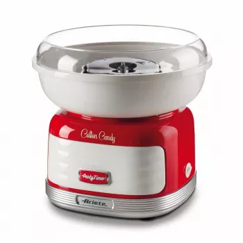 Máquina de algodão doce Ariete Cotton Candy, 450 W, vermelho, rebuçados duros, açúcar cristal, 500 W, 280 mm, 280 mm, 265 mm