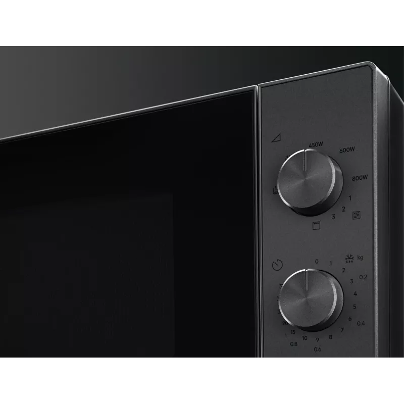 Micro-ondas com grelhador compacto Electrolux EMZ421MMTI — 800 W, 20 l, titânio, prato giratório de 270 mm