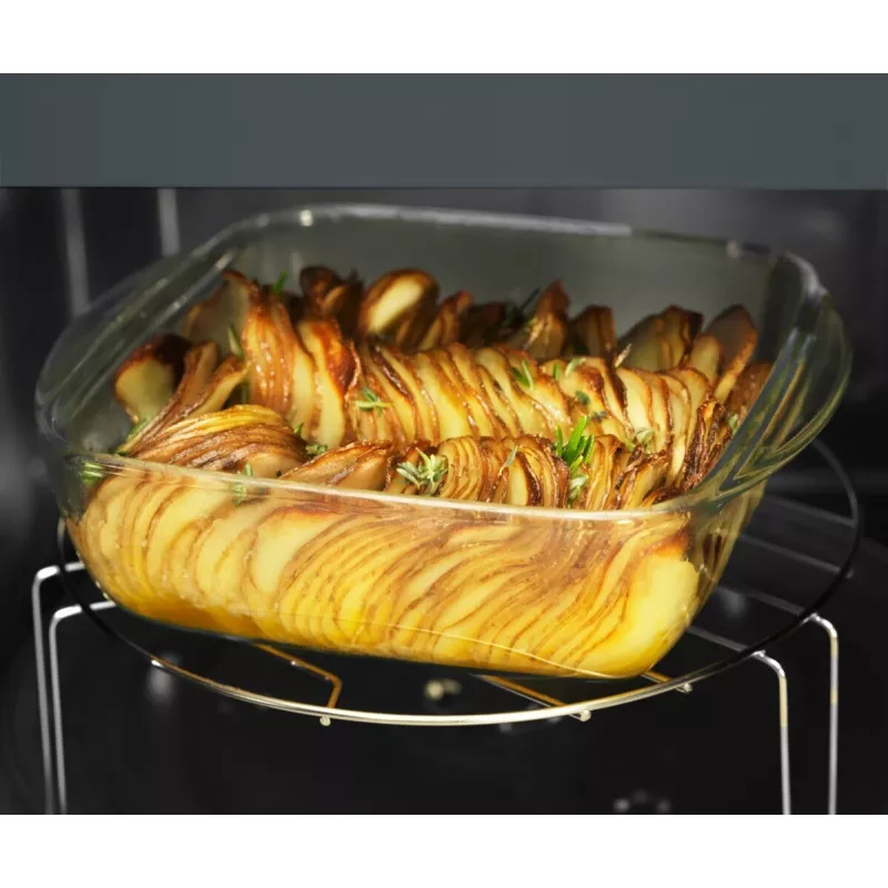 Micro-ondas com grelhador compacto Electrolux EMZ421MMTI — 800 W, 20 l, titânio, prato giratório de 270 mm