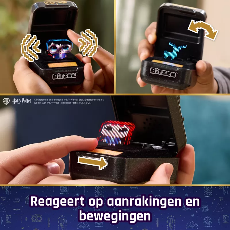 Wizarding World Harry Potter, Bitzee brinquedo interativo com 20 personagens, ideal para presentes de Páscoa, animal de estimação digital reage a deslizar, inclinar e tocar