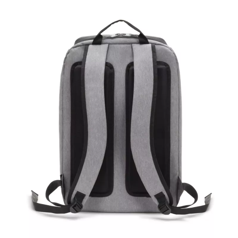 Mochila DICOTA Eco Motion – Mochila para portátil 13-15,6 polegadas – Cinzento claro / Poliéster Rpe 600d