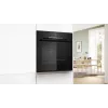Forno elétrico de encastrar Bosch Serie 4 HRG312BB4, 71 L, 3600 W, preto, controlo tátil, A+