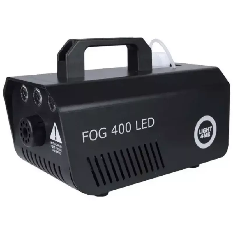 Light4Me GIG Set 1 conjunto de máquina de fumo, 400 W, efeito de luz LED 4 em 1, 1 litro de líquido de fumo