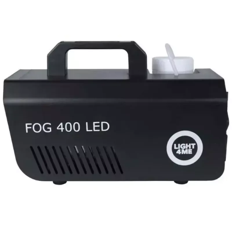 Light4Me GIG Set 1 conjunto de máquina de fumo, 400 W, efeito de luz LED 4 em 1, 1 litro de líquido de fumo