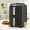 Fritadeira de ar quente elétrica Maestro MR-761, capacidade 10 L, 2400 W, 12 programas, 80–200 °C, construção dupla, preta