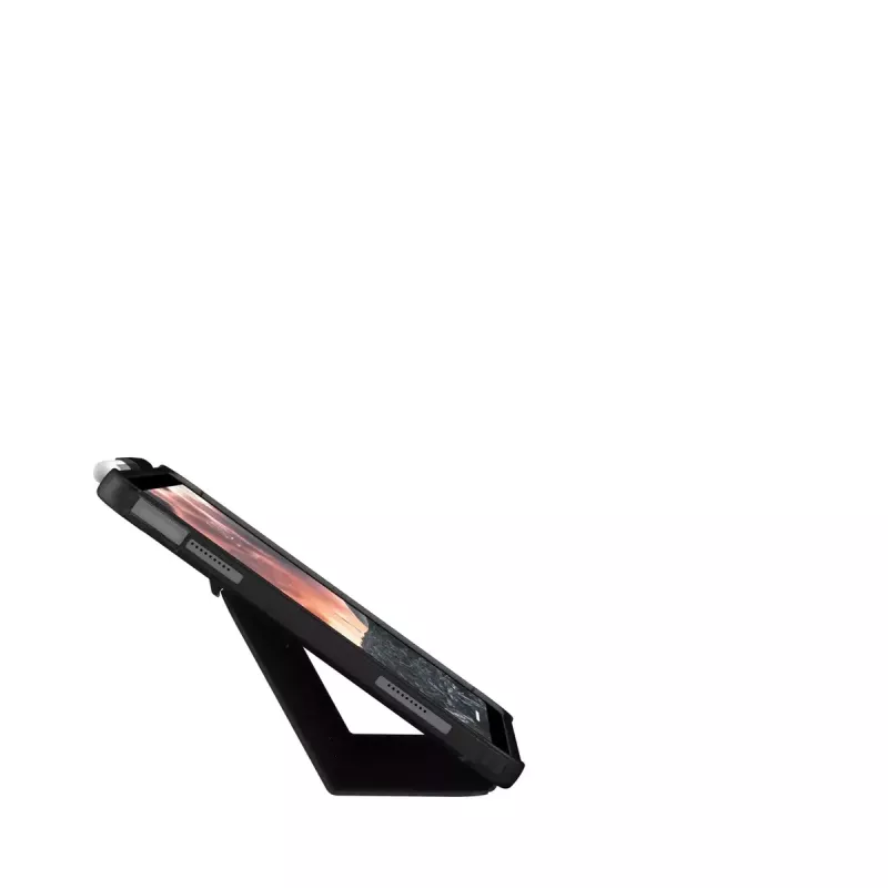 Capa tipo folio Urban Armor Gear Plyo 27,7 cm 10,9 polegadas preta transparente