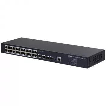Dahua Technology SG4028 Switch Gerido L2 Gigabit Ethernet (10/100/1000) Preto