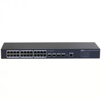 Dahua Technology SG4028 Switch Gerido L2 Gigabit Ethernet (10/100/1000) Preto