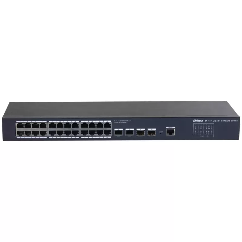 Dahua Technology SG4028 Switch Gerido L2 Gigabit Ethernet (10/100/1000) Preto
