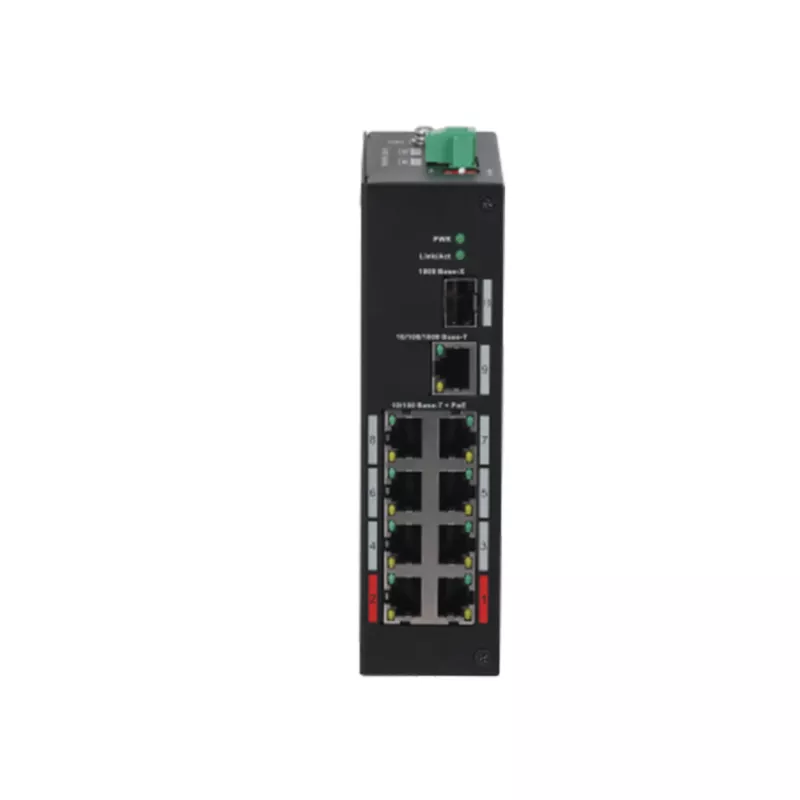 Dahua Technology PFS3110-8ET-96-V2 Unmanaged Fast Ethernet (10/100) Power over Ethernet (PoE) 10U preto