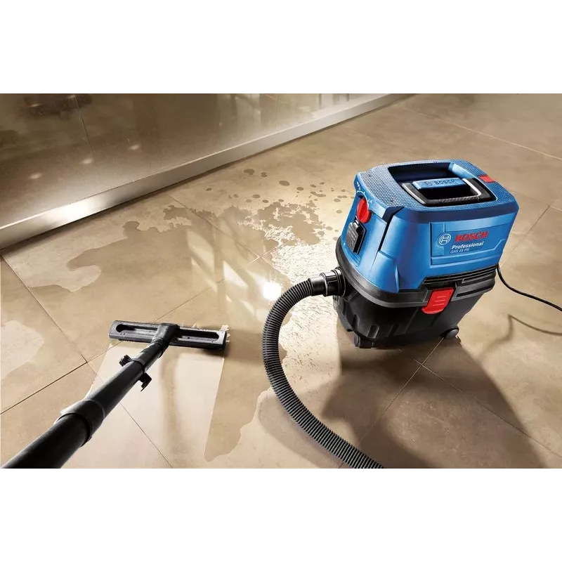 Bosch GAS 15 PS Professional aspirador cilíndrico, a seco, 1100 W, 15 l, saco para o pó