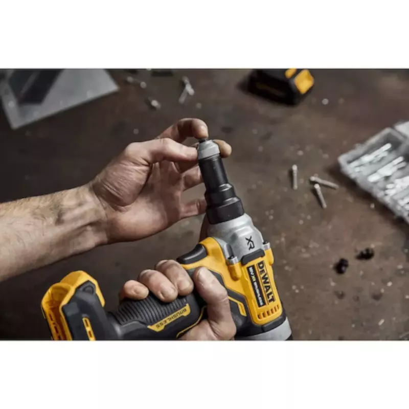 Rebitadeira sem fios DeWalt DCF414NT-XJ – ferramenta de rebites sem fios, portátil
