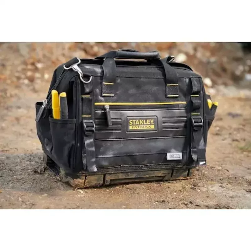 Mala de armazenamento de ferramentas Stanley FATMAX FMST17627-1 à prova de água preto amarelo