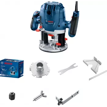 Bosch GOF 130 preto, azul 28000 rpm 1300 W