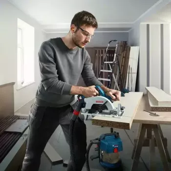 Bosch GKS 185-LI 16,5 cm preto, azul, cinzento 5000 rpm