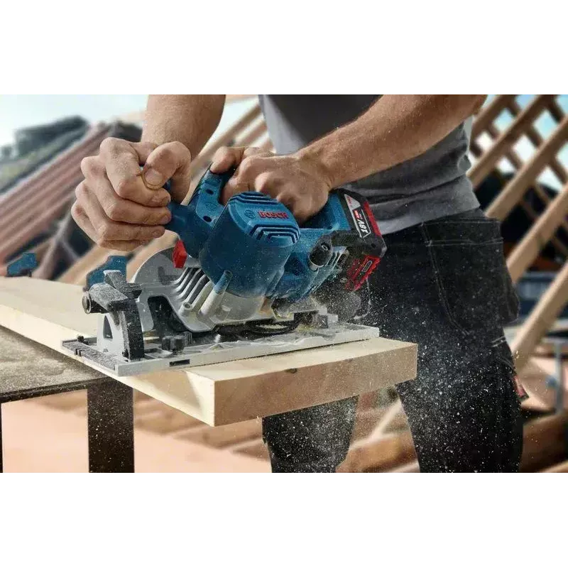 Bosch GKS 185-LI 16,5 cm preto, azul, cinzento 5000 rpm