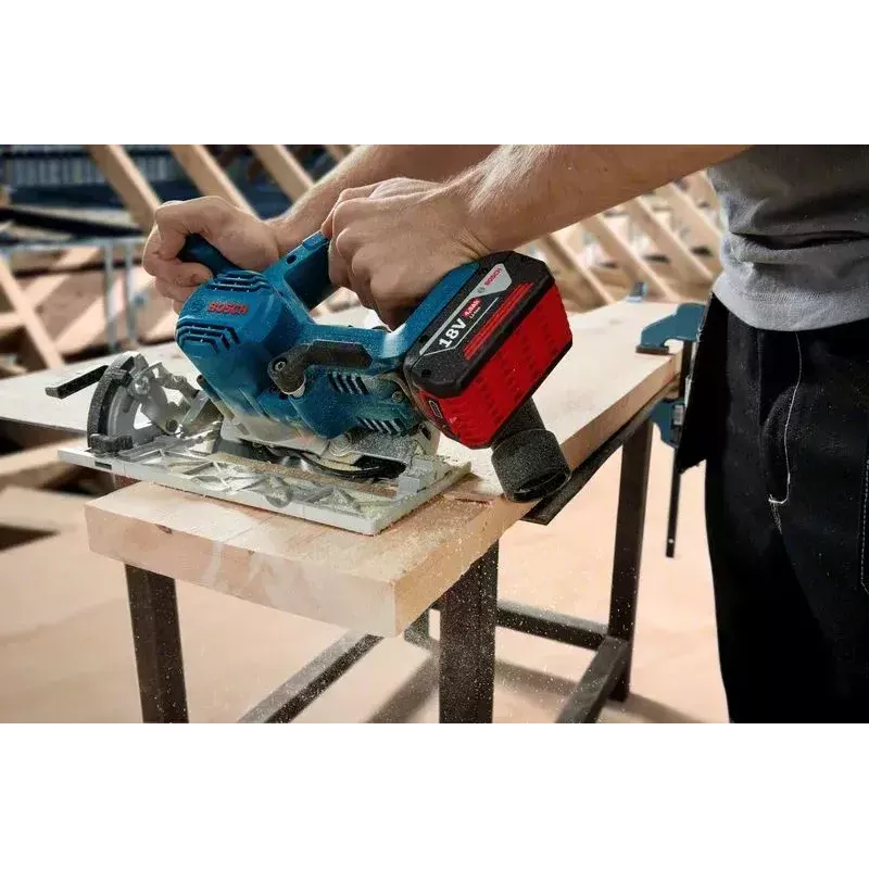 Bosch GKS 185-LI 16,5 cm preto, azul, cinzento 5000 rpm