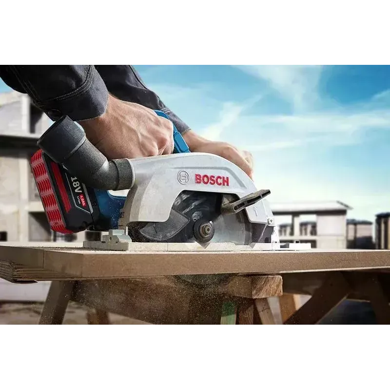 Bosch GKS 185-LI 16,5 cm preto, azul, cinzento 5000 rpm