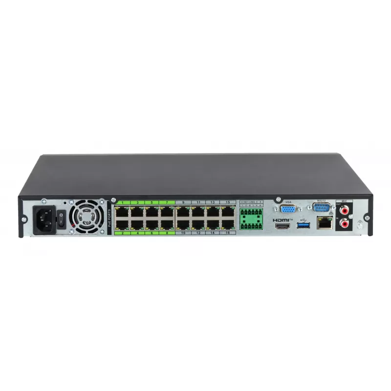 Dahua Technology WizSense NVR5216-16P-EI2 gravador de vídeo em rede 1U preto