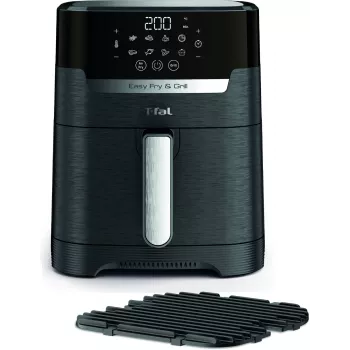 Fritadeira de ar quente Tefal Easy Fry & Grill EY5058 Single 4,2 L de bancada 1550 W preta