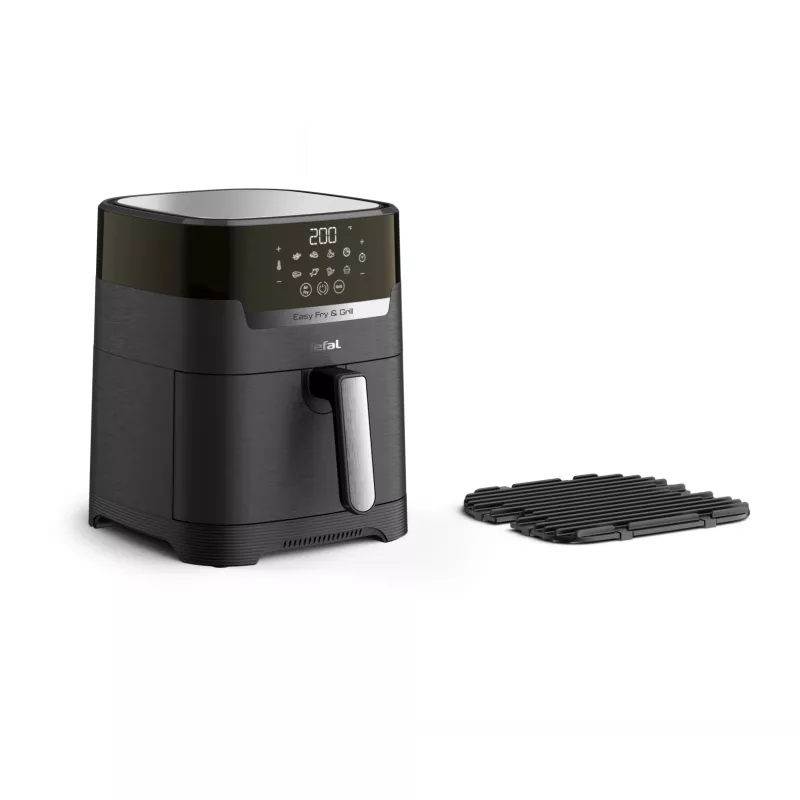 Fritadeira de ar quente Tefal Easy Fry & Grill EY5058 Single 4,2 L de bancada 1550 W preta