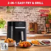 Fritadeira de ar quente Tefal Easy Fry & Grill EY5058 Single 4,2 L de bancada 1550 W preta